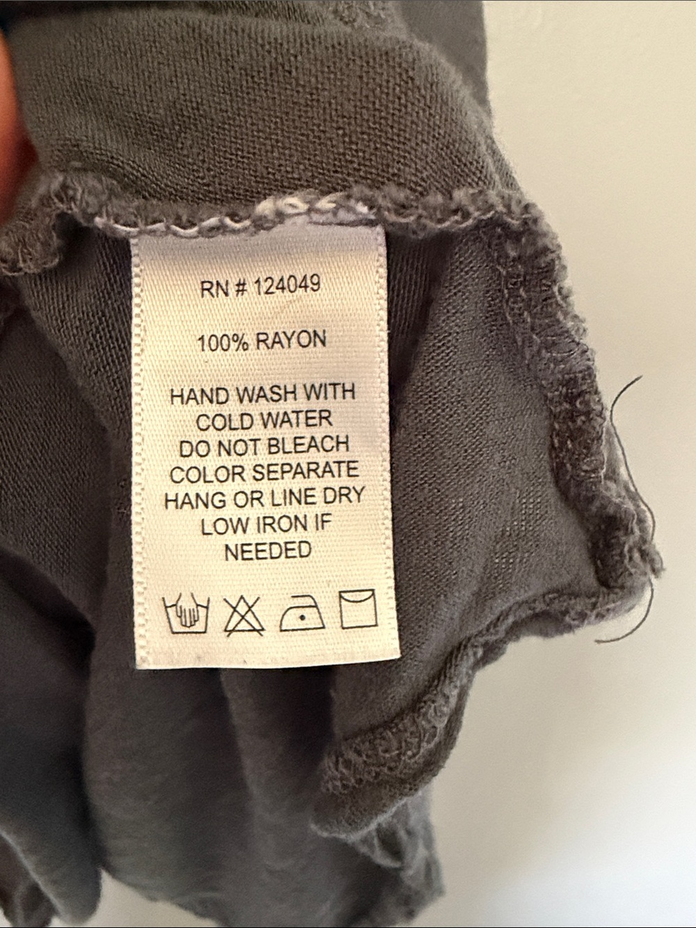 Kirra Charcoal Gray Boho Tiered Ruffle Tank Top - Strappy Open Back - Size Small - Picture 8 of 8